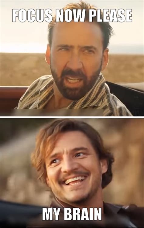 Nicolas Cage Looking At Pedro Pascal, also known as Make Your Own Kind of Music, is an exploitable video and object-labeling meme template using a scene from The Unbearable Weight of Massive Talent in which Nicolas Cage looks at Pedro Pascal's character suspiciously as the two drive in a car while Pascal absent-mindedly …